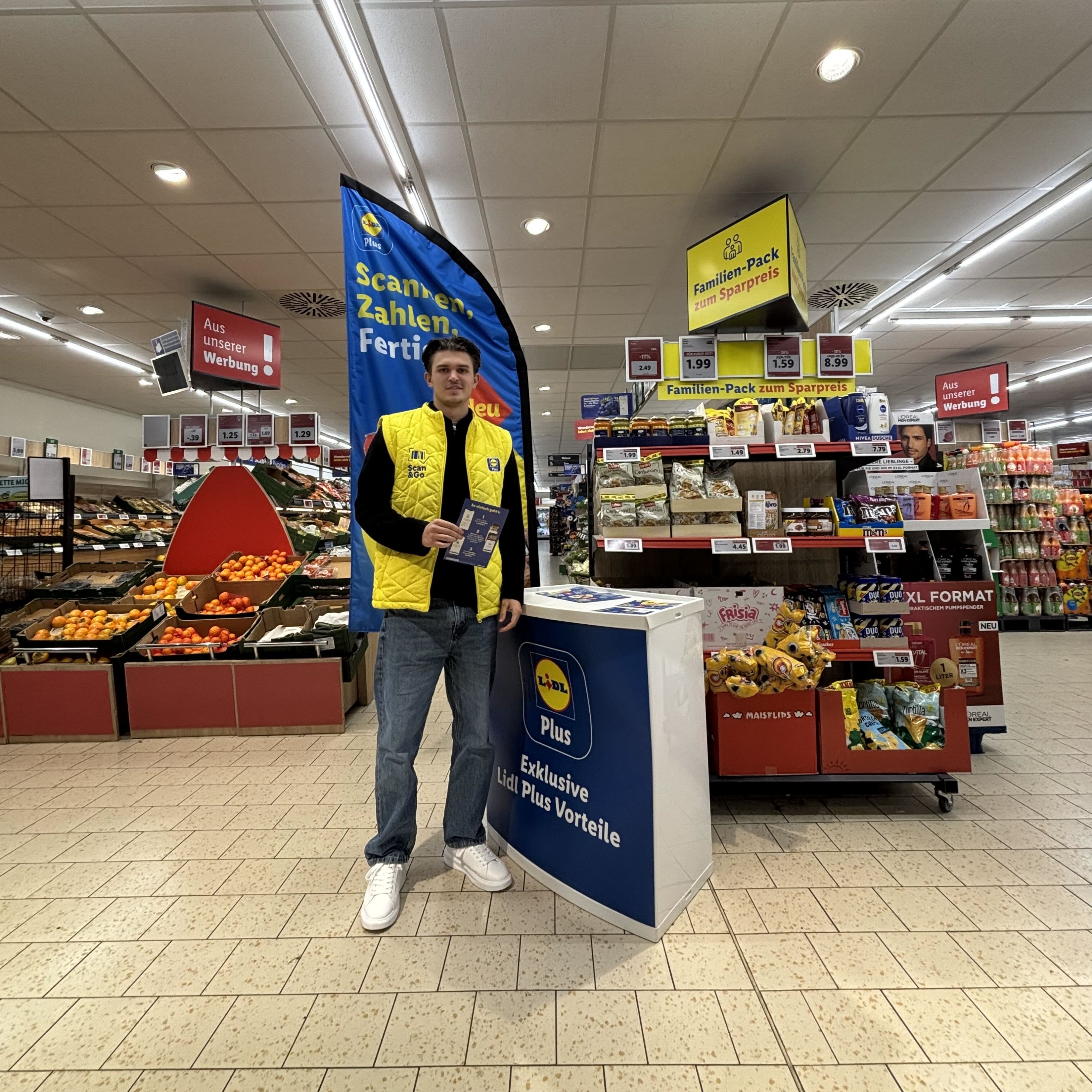 Mitarbeiter im Einsatz