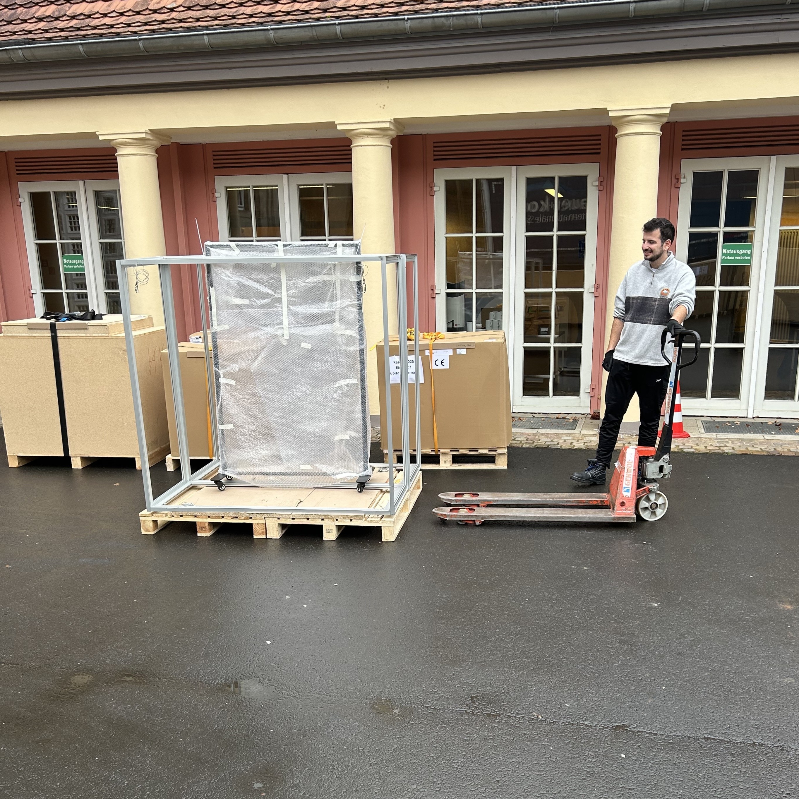 Mitarbeiter im Einsatz