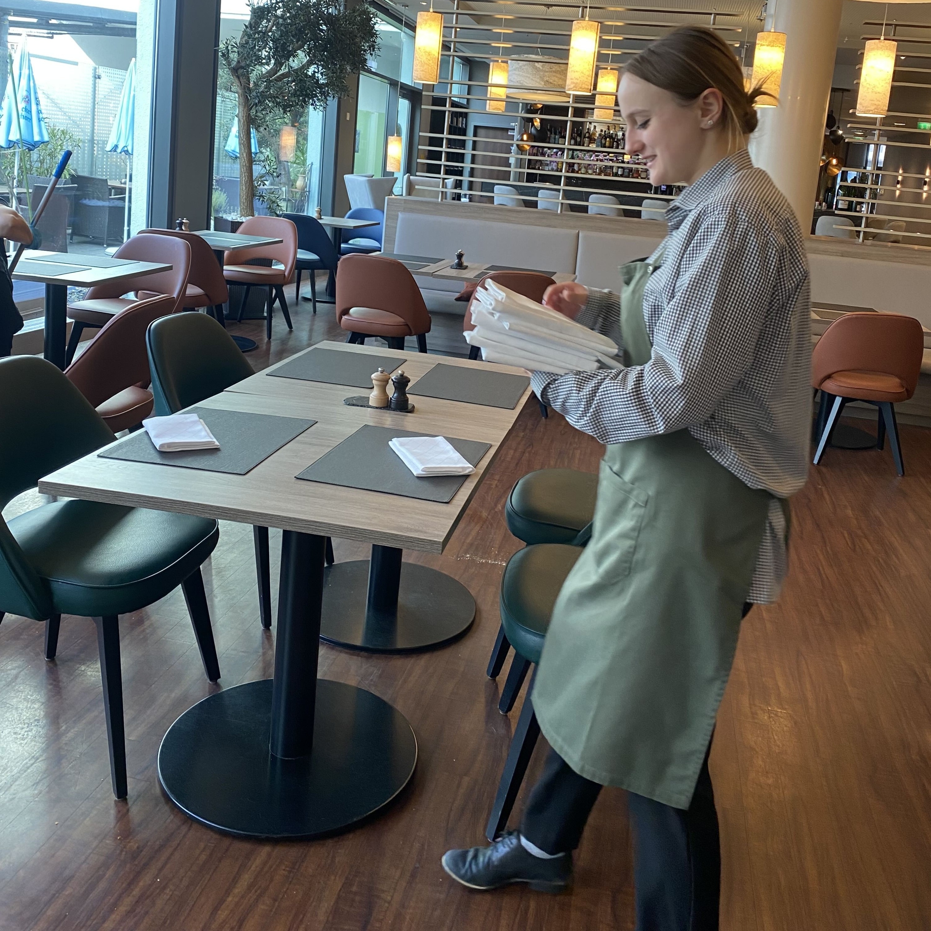 Mitarbeiter im Einsatz