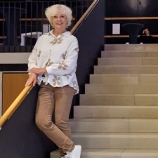 Doris bei der Arbeit