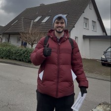 Yusuf Emre bei der Arbeit