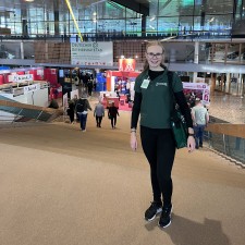 Jasmin bei der Arbeit