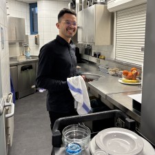 Michael bei der Arbeit