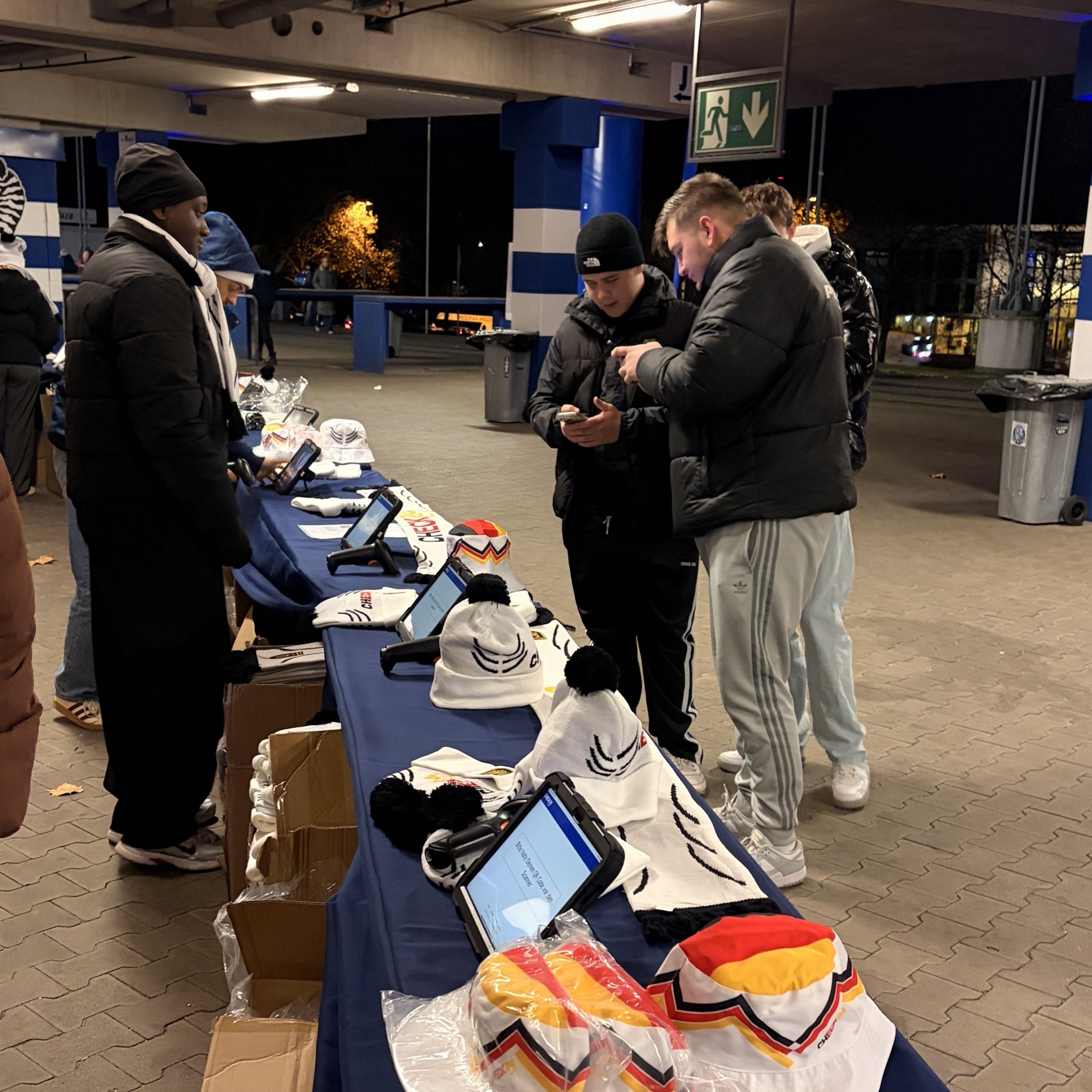 Mitarbeiter im Einsatz