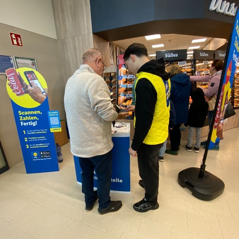 Mitarbeiter im Einsatz