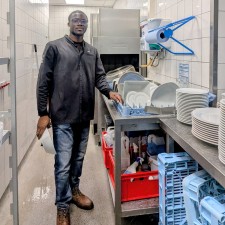 Sispence De Dieu bei der Arbeit