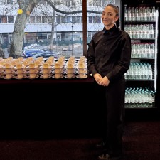 Victoria bei der Arbeit