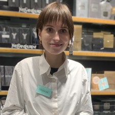 Emily bei der Arbeit