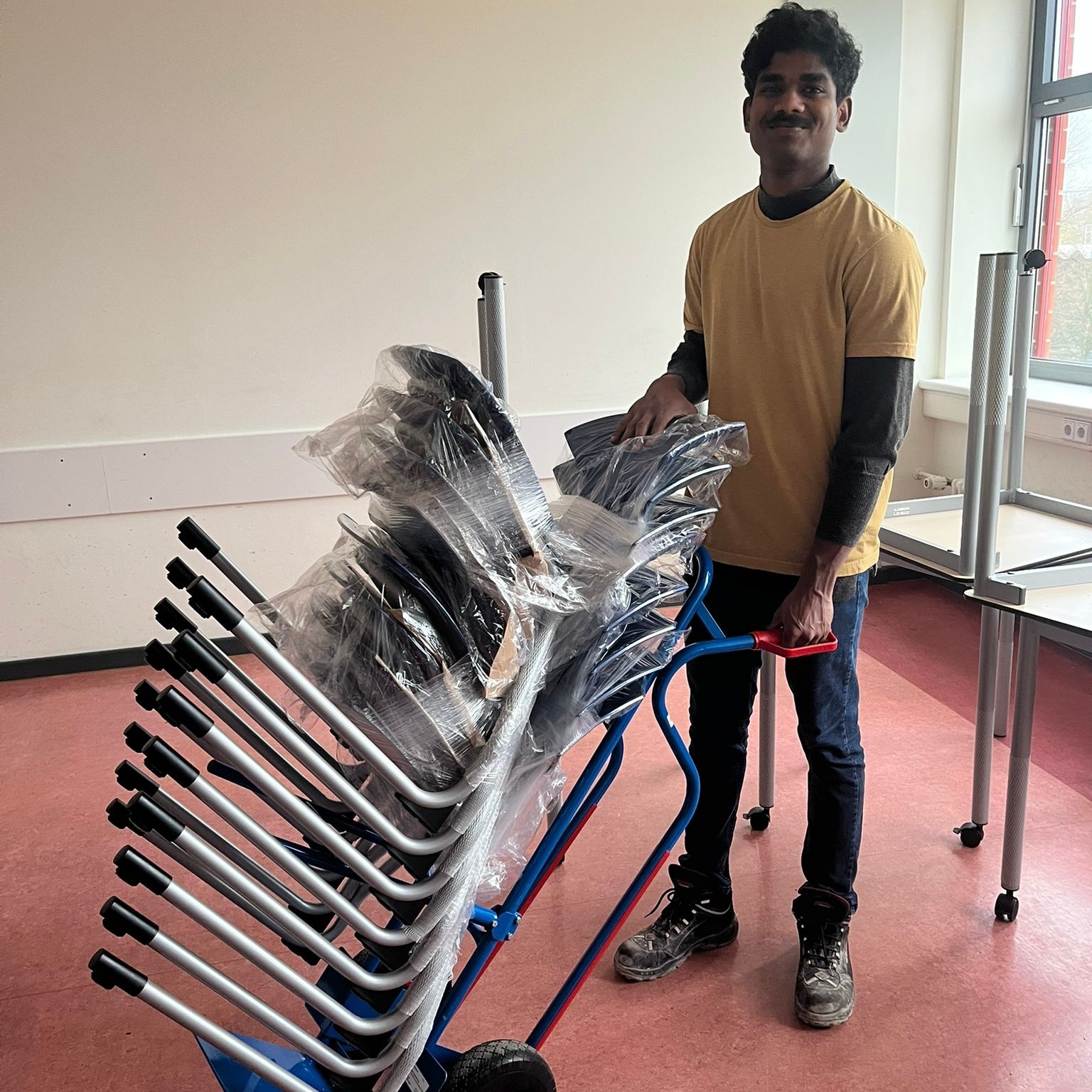 Mitarbeiter im Einsatz