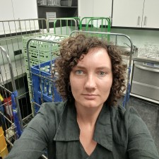 Lisa Sophie bei der Arbeit