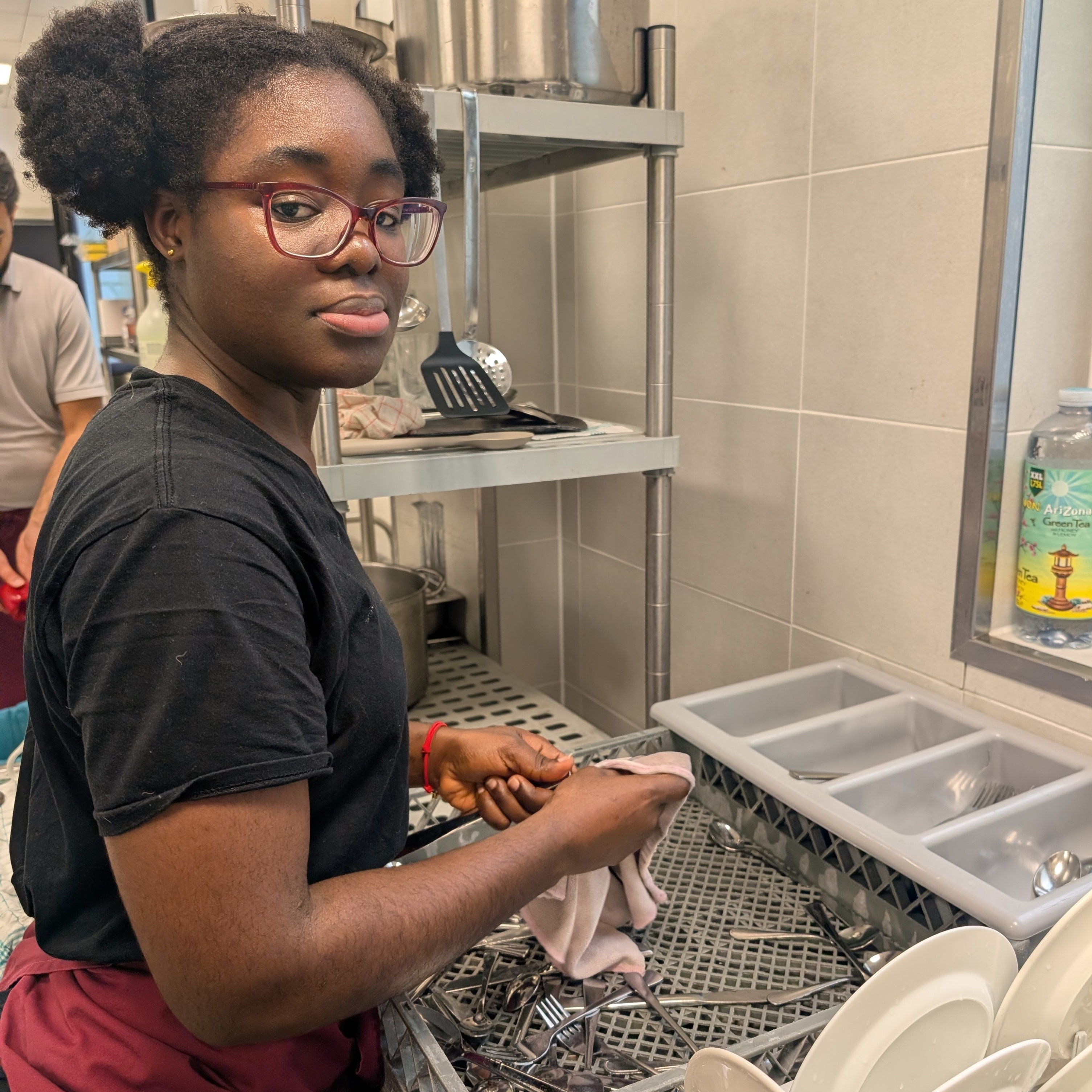 Mitarbeiter im Einsatz