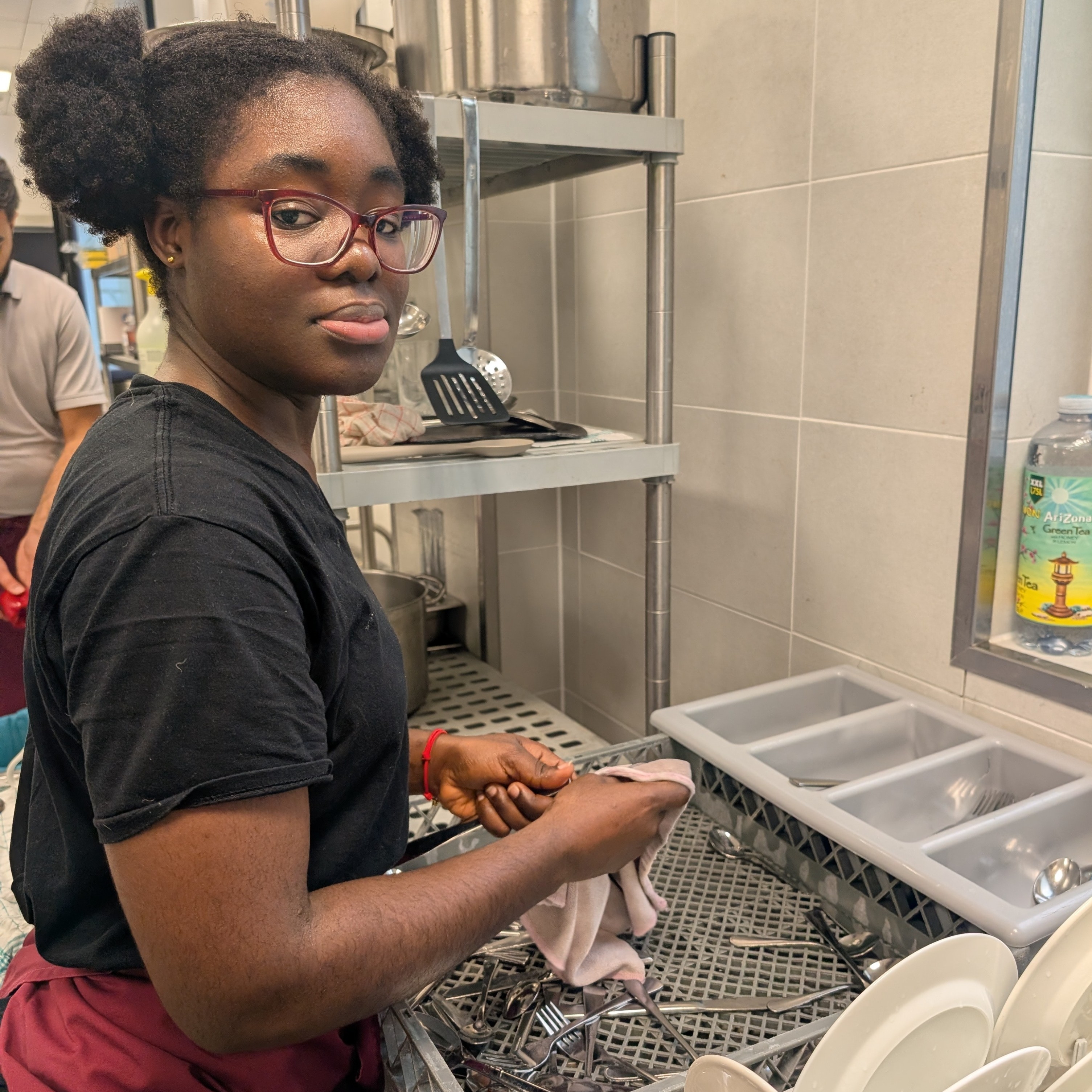 Mitarbeiter im Einsatz