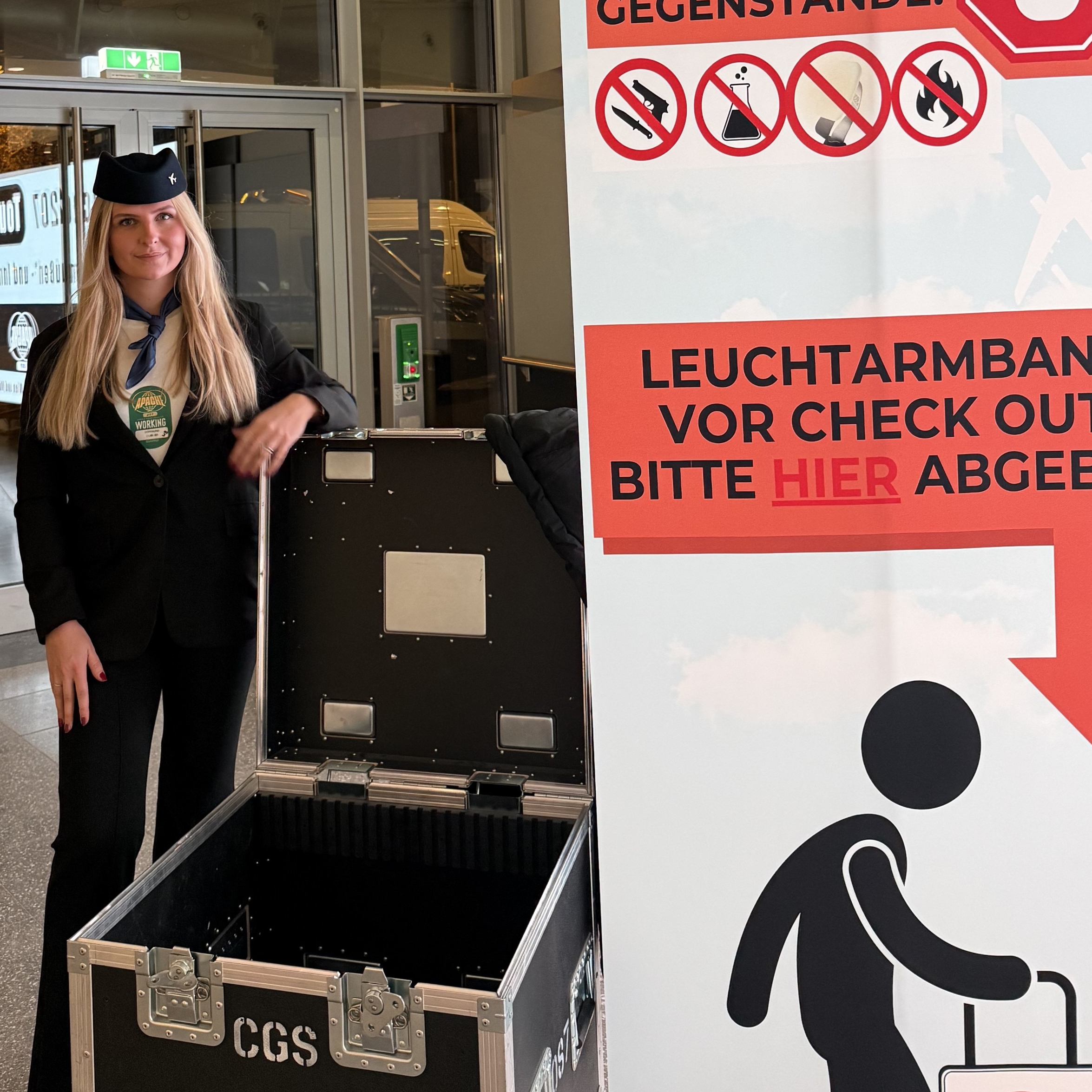 Mitarbeiter im Einsatz