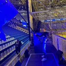 George bei der Arbeit