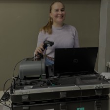 Lissa Eva Maria bei der Arbeit