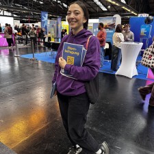 Victoria bei der Arbeit