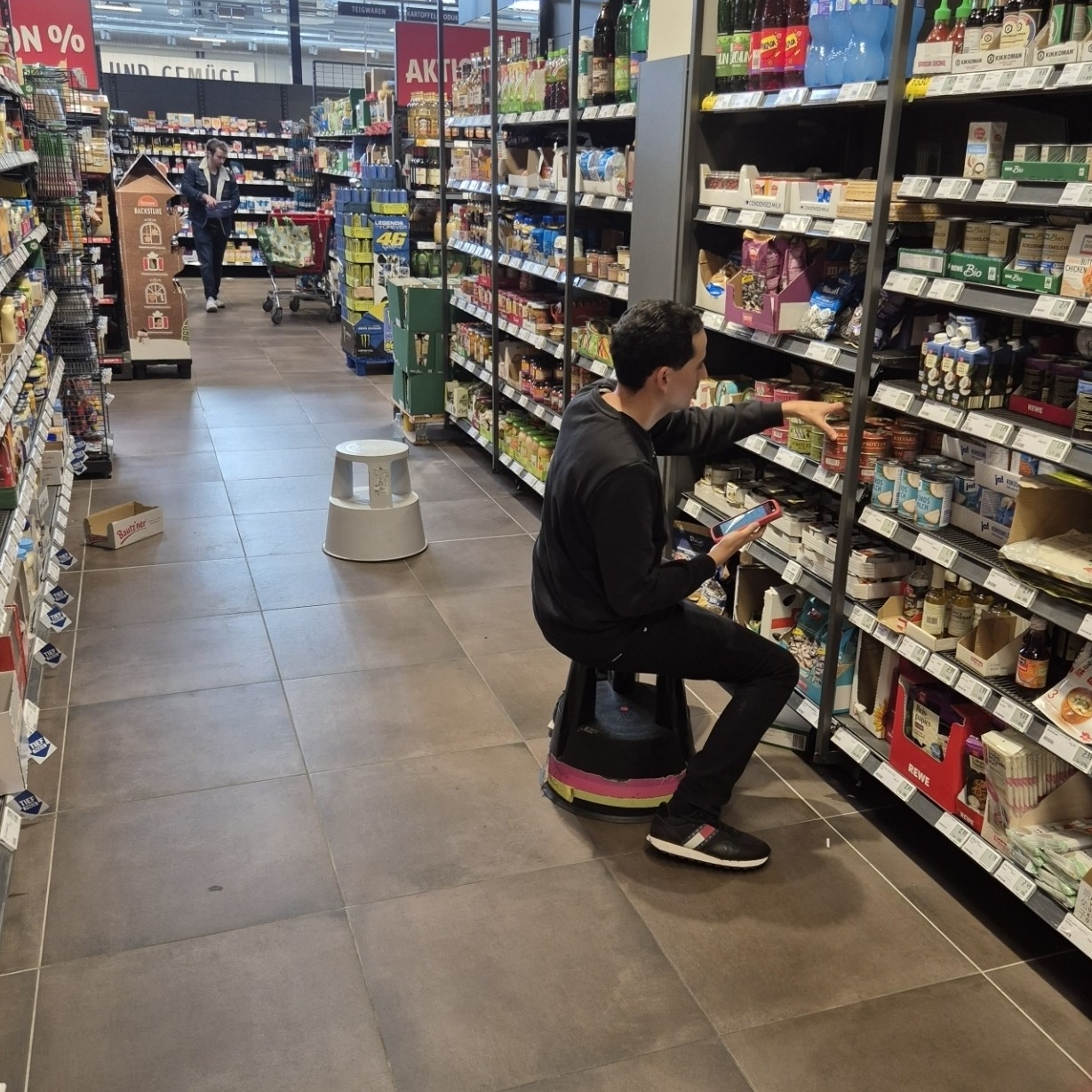 Mitarbeiter im Einsatz