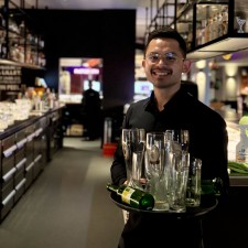 Michael bei der Arbeit