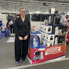 Marie-Sophie bei der Arbeit