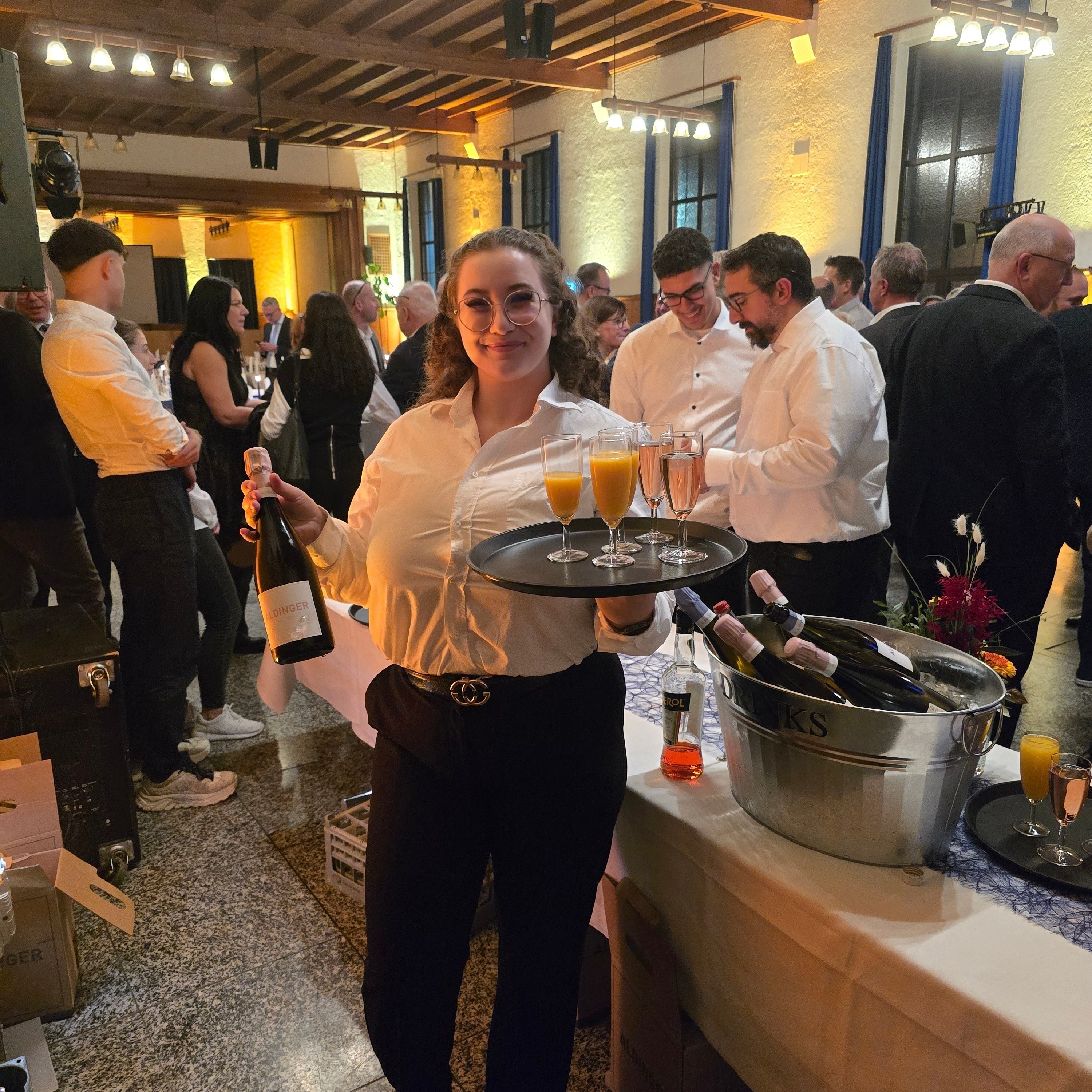 Mitarbeiter im Einsatz