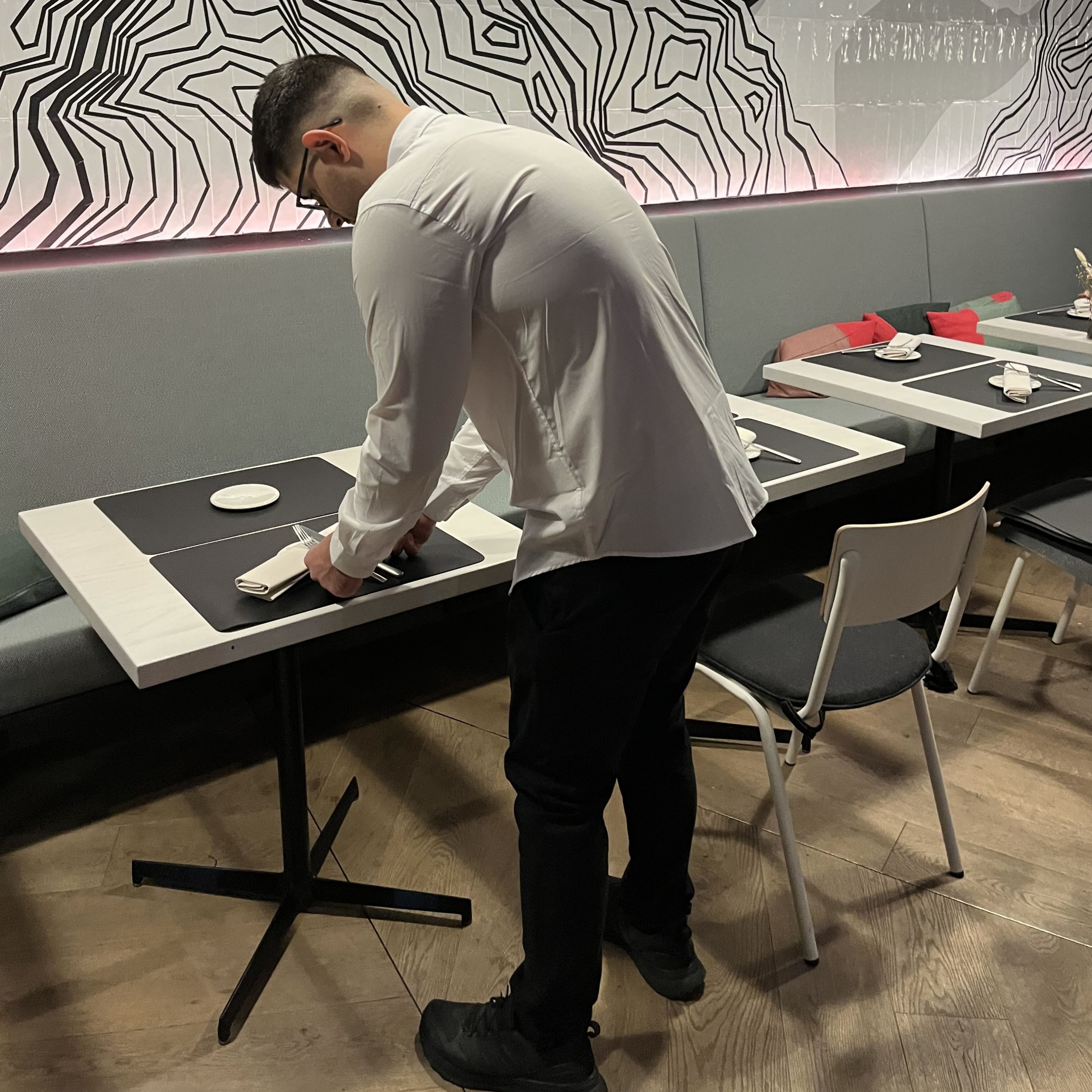 Mitarbeiter im Einsatz