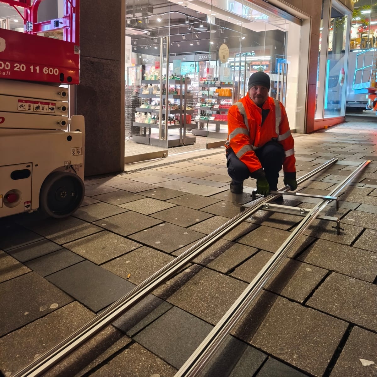 Mitarbeiter im Einsatz