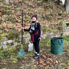 Elisa bei der Arbeit