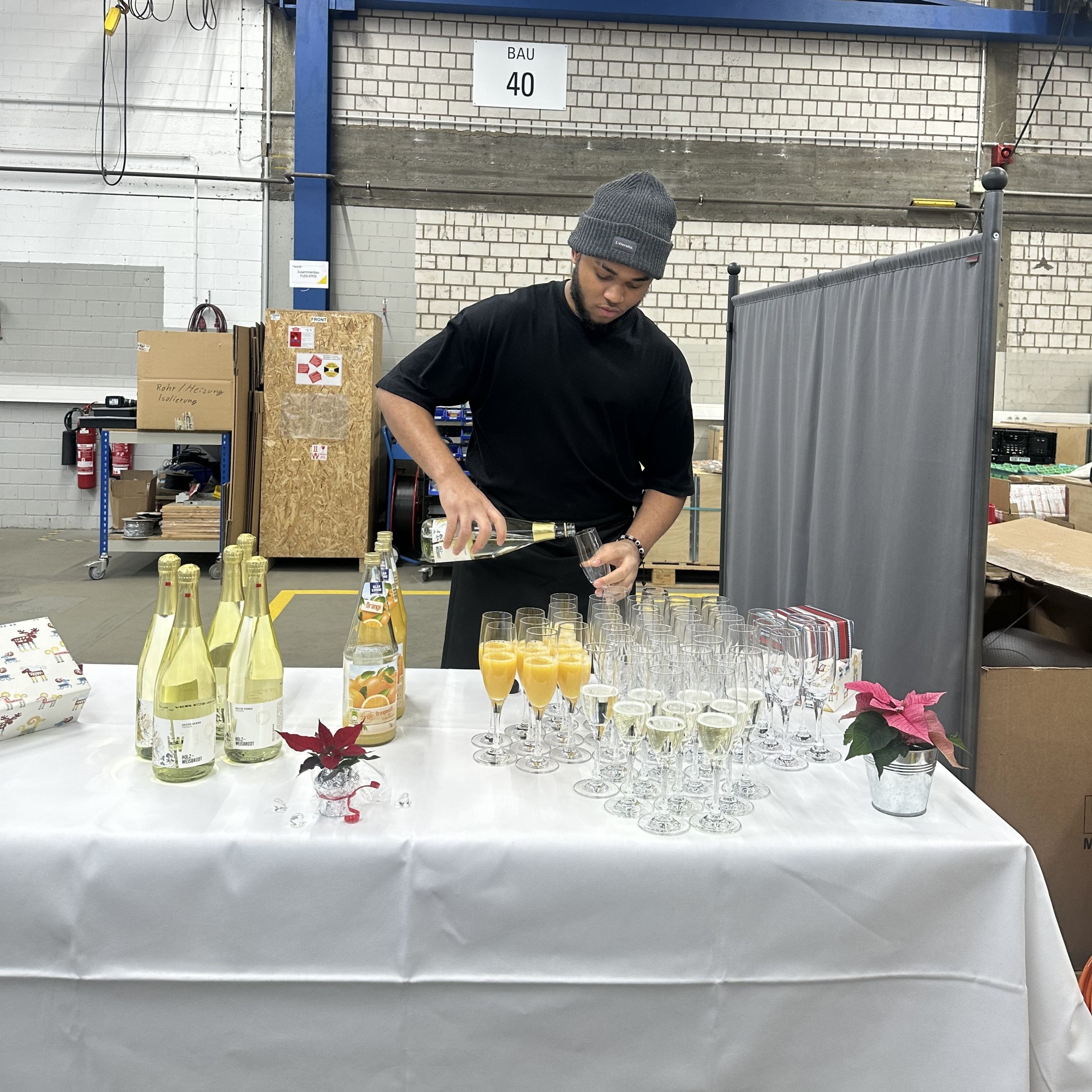 Mitarbeiter im Einsatz