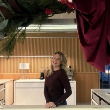 Róisín bei der Arbeit