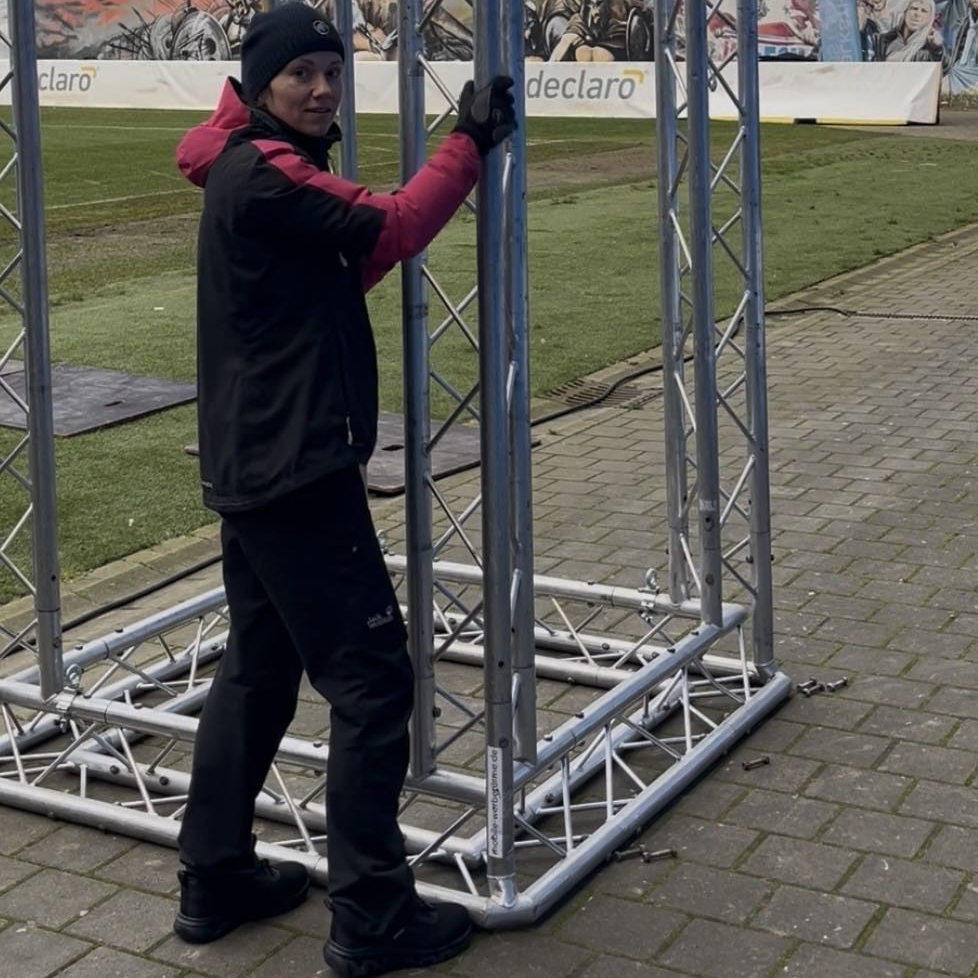 Mitarbeiter im Einsatz