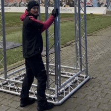 Susanne bei der Arbeit