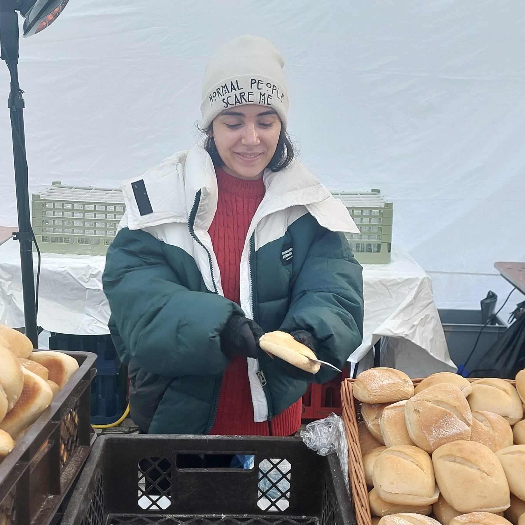 Mitarbeiter im Einsatz