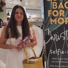 Vanessa bei der Arbeit