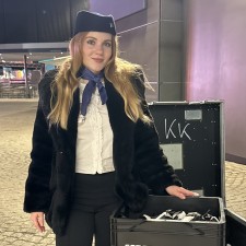 Jasmin Claudia bei der Arbeit