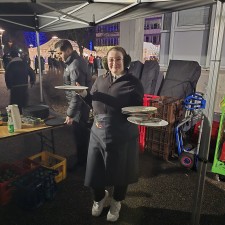 Savannah Vivian bei der Arbeit