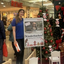 Franziska bei der Arbeit