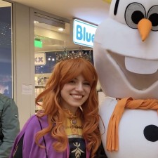 Alessia bei der Arbeit