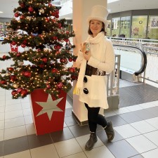 Katharina bei der Arbeit