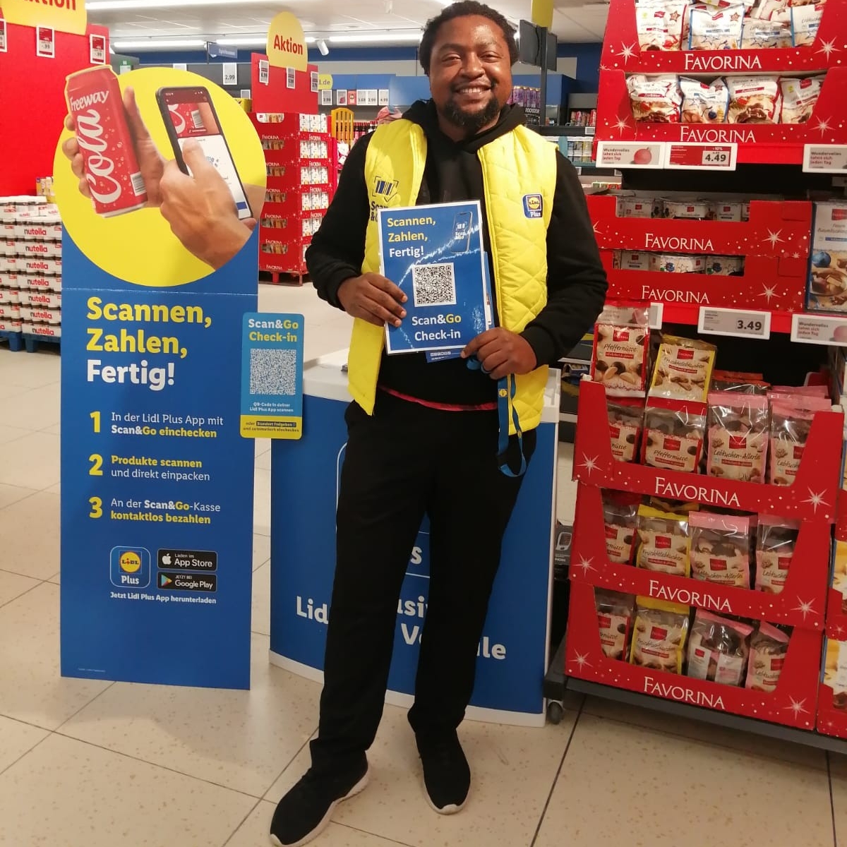 Mitarbeiter im Einsatz