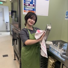 Anita Paulina bei der Arbeit