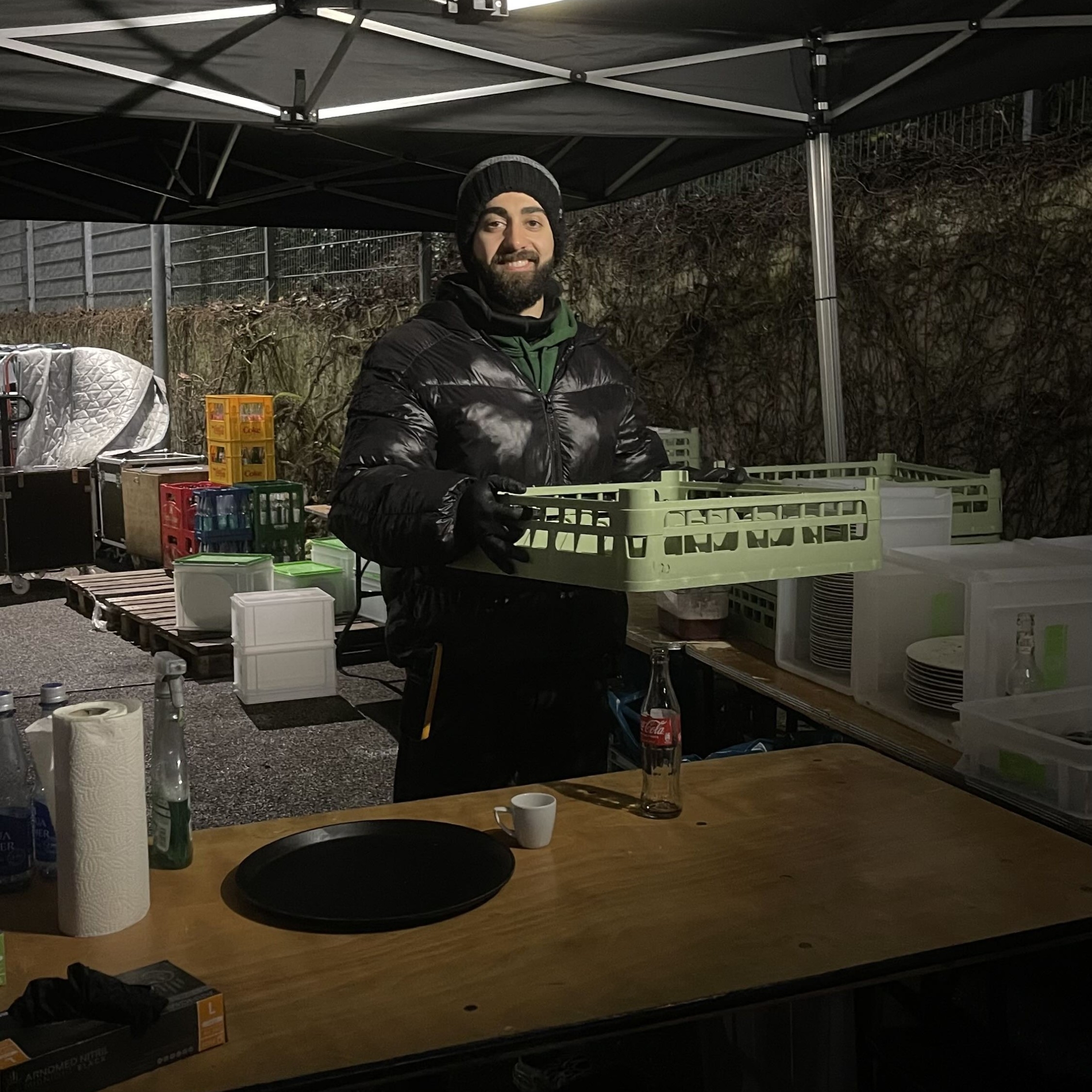 Mitarbeiter im Einsatz