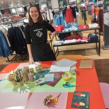 Katharina bei der Arbeit