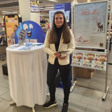 Vanessa bei der Arbeit