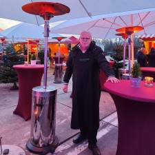 Wolfgang bei der Arbeit