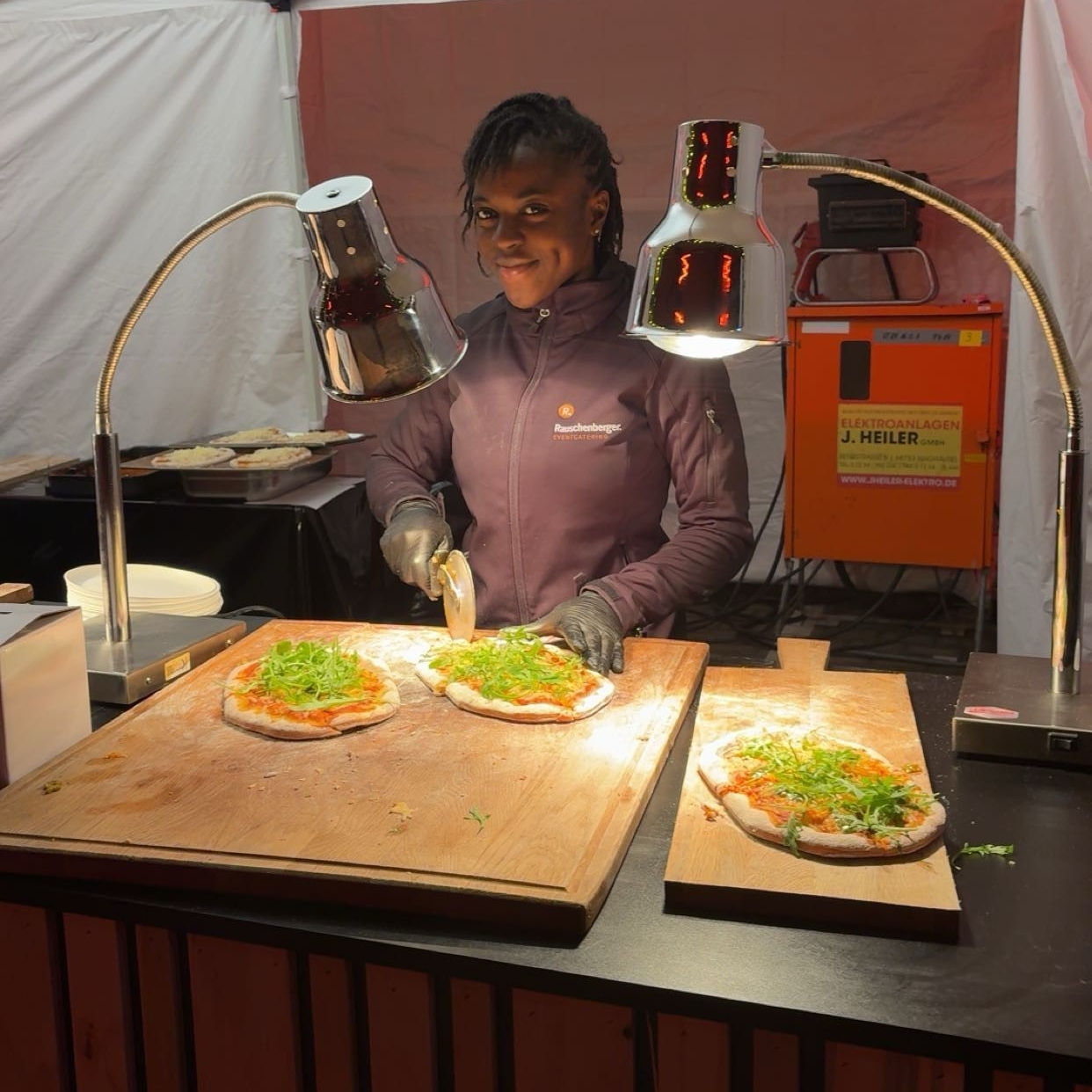 Mitarbeiter im Einsatz