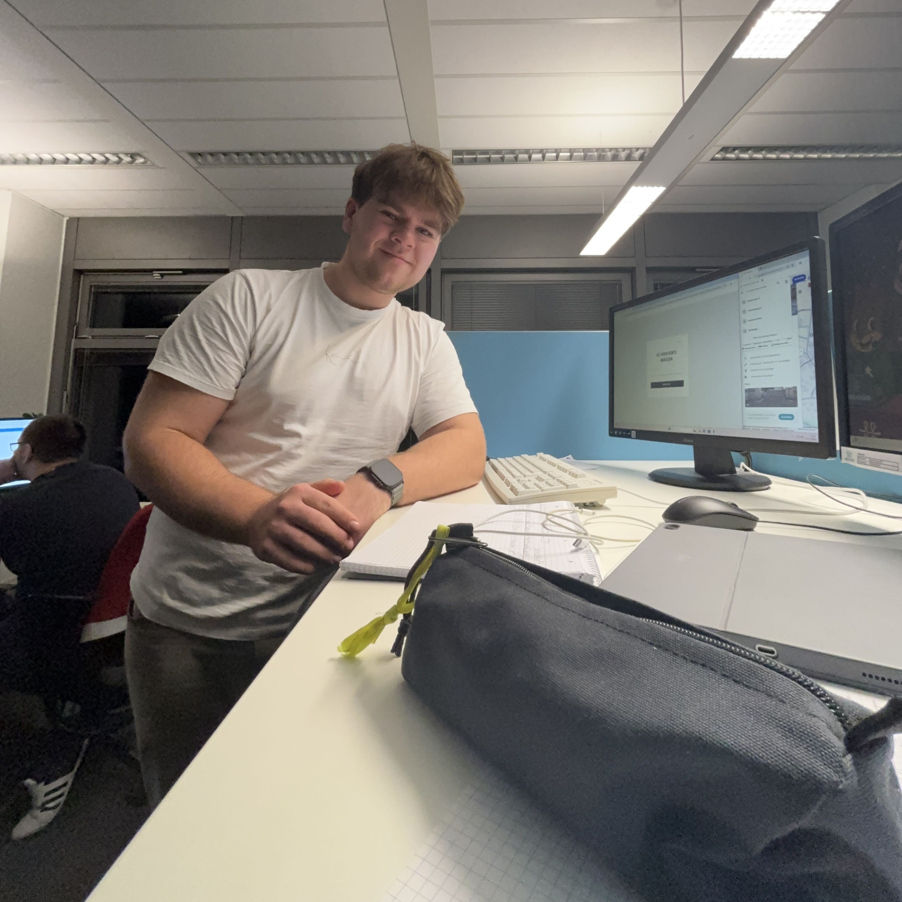 Mitarbeiter im Einsatz