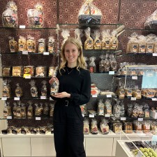 Bianka bei der Arbeit