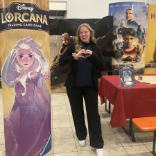 Rebekka Sara Manuela bei der Arbeit