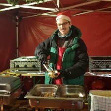 Gerhard bei der Arbeit