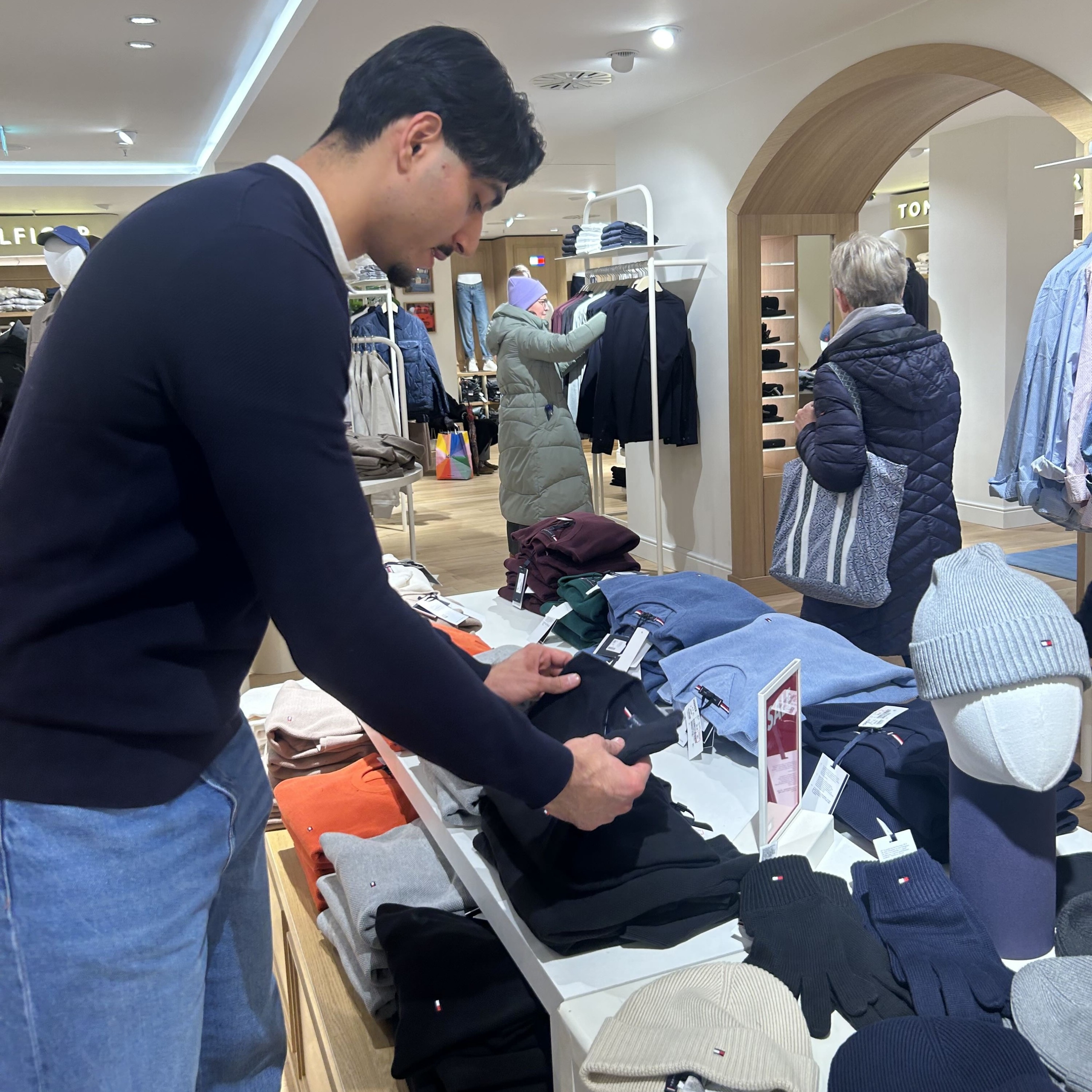 Mitarbeiter im Einsatz